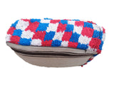 Vintage Moroccan Floor Rug Pouf