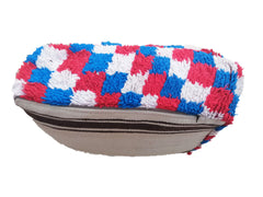 Vintage Moroccan Floor Rug Pouf