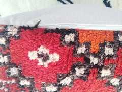 Vintage Moroccan Floor Rug Pouf