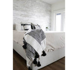 TAZA Moroccan Pom Pom Blanket