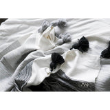 TAZA Moroccan Pom Pom Blanket