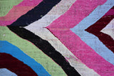 Colorful Zebra - 4.2 x 7.5 ft