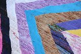 Colorful Zebra - 4.2 x 7.5 ft