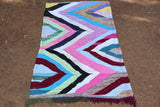 Colorful Zebra - 4.2 x 7.5 ft